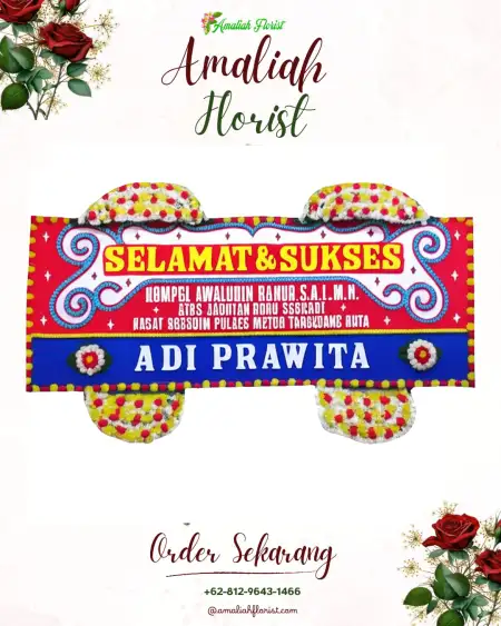 Papan Bunga Ucapan Selamat Rowoyoso